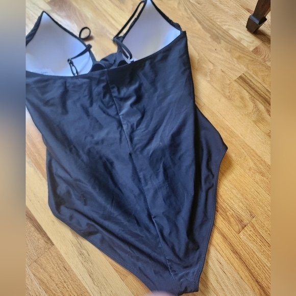 Davi & Dani swimsuit black one piece 2xl 16-18 - Picture 8 of 9